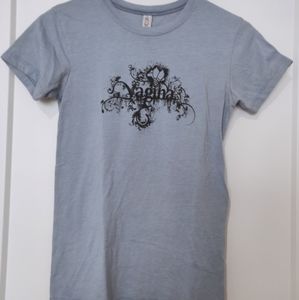 Light Blue Vagina Tee